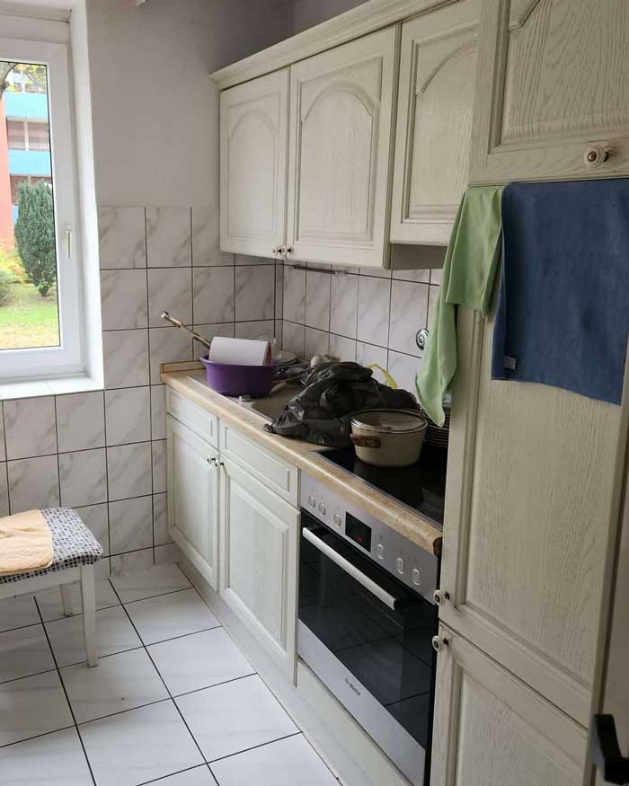 Küche · Wohnungsauflösung – vorher